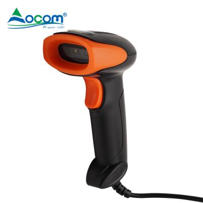 China ABS+PC Ocbs-2020 Portable Handheld Barcode Scanner Usb Left Hand Barcode Reader for sale