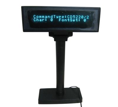 China POS Serial Port USB VFD Customer Display Pole NA for sale