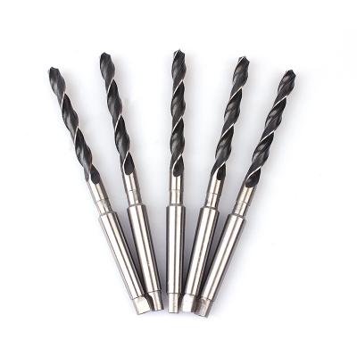 China Metal Drilling Factory High Quality HSS M35 Cobalt Fully Ground Taper Shank Twist Drill Bits For Metal for sale