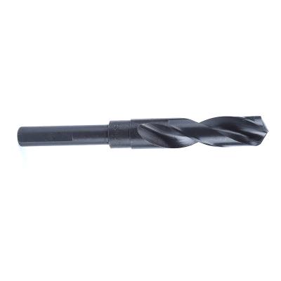 China High Quality Metal Drilling Steel Factory HSS Black Oxide Roll Forged Shank Torsion Sliver&Deming Reduced Drill Bit For Metal Drilling for sale