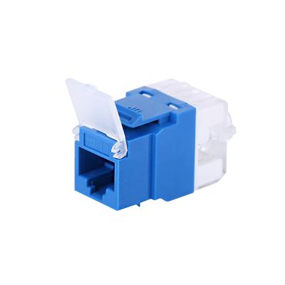 China Cheap Price 55.5*44.5*37cm OEM Rj45 Keystone Jack Keystone Cat 5E Cat6 Rj45 Blue Cat5E Keystone Jack for sale