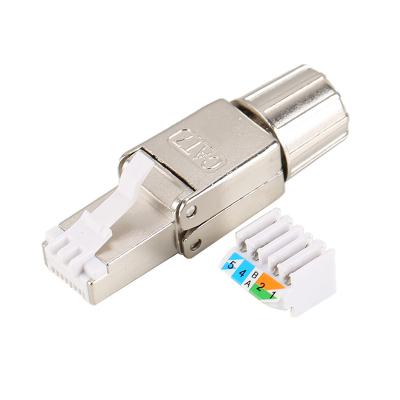 China Hot Selling FTP Shield Plug Socket Connector Modular Crimp Hook Ends Network Cat7 Modular Plug 48*36*19cm for sale