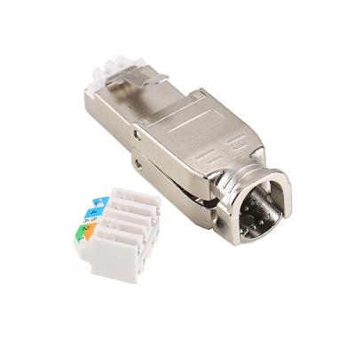 China New Arrival FTP Network Plug Cat6A Male Rj45 Toolless Jack Open End Cable Male Rj45 Connector Modular Crimp 48*36*19cm for sale