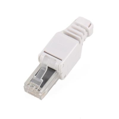 China Low Price Transparent Rj45 Connector Connecting Toolless Unprotected Rj45 Utp Cat6A Modular Plug 62.5*43*24cm for sale