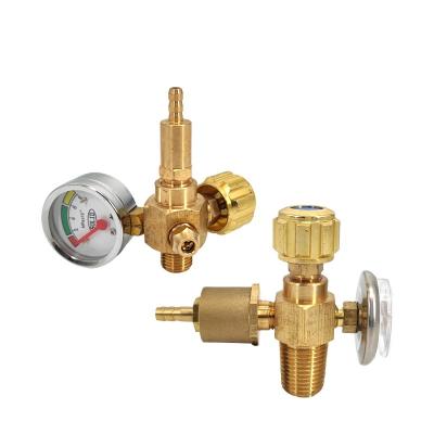 China Material/pure copper prevention/propane accessories 2L all copper forged) safety valve XHA-2L-020 (oxygen CO2 gas cylinder valve original tempering pressure reducing valve for sale