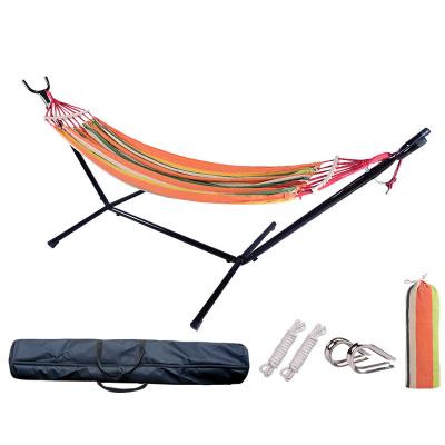 China Wholesale Antibacterial Garden Outdoor Foldable Steel Hammock Adjustable Portable Hanging Stand for sale