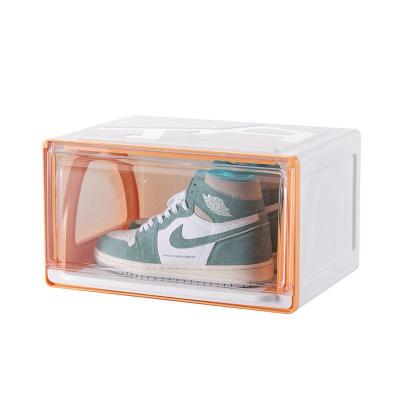 China Viable Wholesale High Quality Modern Shoes Racks Various Box Colors Shoe Racks for sale