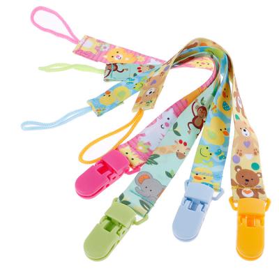 China Child Toy Gifts Customized Hot Sale Convenient Baby Pacifier Clip Chain Baby Teether Toy Anti Drop Clip Chain for sale