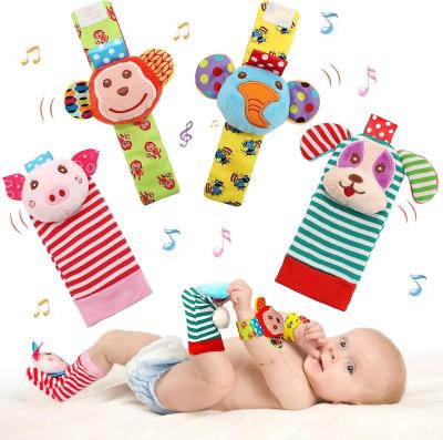 China Child Toy Gifts Baby Toys Wrist Rattles Foot Finder Rattle Sock Baby Toddlor Toy Rattle Toy for 0 1 2 3 Years Old Baby Boys or Girls for sale