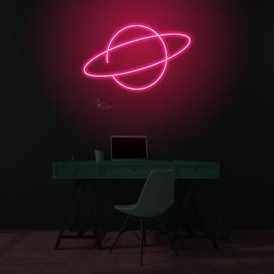 China Commercial Use Dropshipping Shopify Freeshipping Led Neon Light Sign Astronaut Sitting On Planet Neon Sign for sale