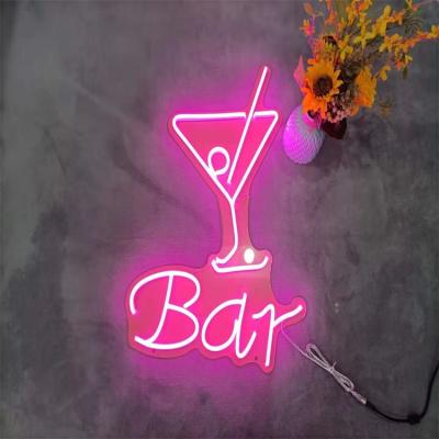 China Eco-Friendly Drop Shipping Customized Design DC 12v Led Neon Sign Outdoor Bar Bar Wall Decoration for sale