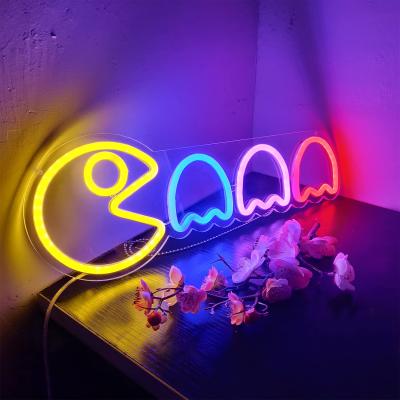 China Retro Decoration Game Man Ghosts Neon Sign Drop Shipping Led Neon Lights Game Neon Sign for sale