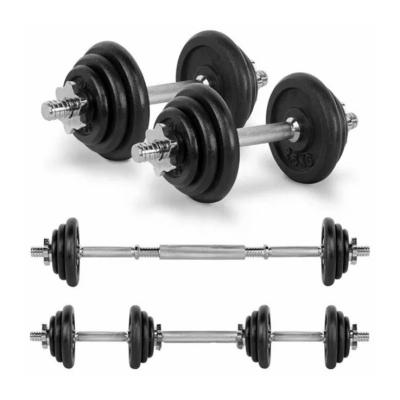 China New Solid Cast Iron 20kg Fitness Adjustable Construction Dumbbell For Home Fitness for sale