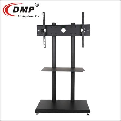 China ND6455 Steel Mobile TV Cart With Adjustable Shelf And Mount 32 To 65 Inch TV for sale