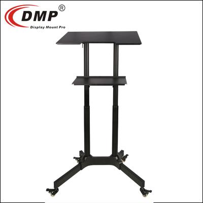 China MWS-001 Offices Pneumatic Height Adjustable Rolling Mobile Workstation for sale