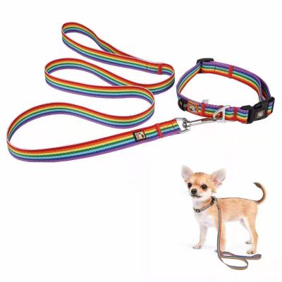 China Strong Dogs Strength Dog Leash Pet Ensures 2021 Pet Supplies Dropshipping Pet Collar Lead Rope Cat Dog Collar Rope for sale