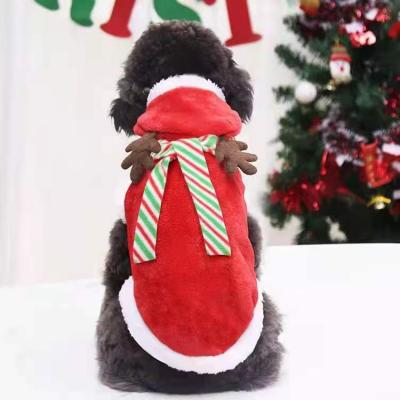 China Quality Assurance Pet Clothes Sustainable Pet Christmas Day Dress Small Medium High Dog Cat Pet Clothes for sale