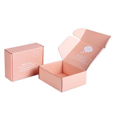 China Color Packaging Recyclable Free Shipping Hair Package Mailbox Box Gift Customized Shipping Corrugated Paper Box for sale