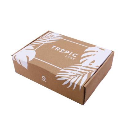 China Recyclable Free Packing Design Customized Corrugated Cardboard Shipping Box Candle Clothes Shoes Hair Package Bathroom Set Packing Box for sale