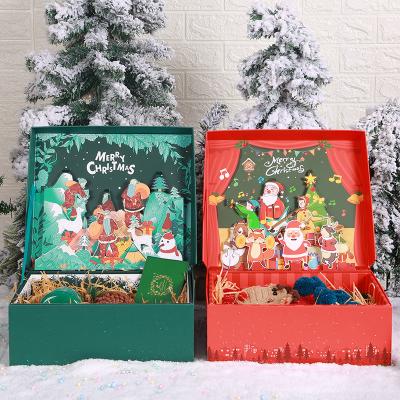 China Recyclable In Stock 2022 3D Hot Sale Surprise Christmas Gift Box Pop Up Christmas Boxes For Gift Giving for sale