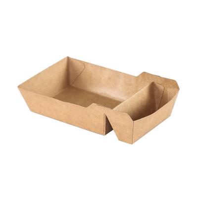 China Recyclable Biodegradable Custom Disposable Food Container Togo Container Food Snack Box for sale