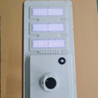 China ROAD luminaria scam panel integrado 40w triangular solar solar street light luz de calle philippine lampara battery integrado for sale