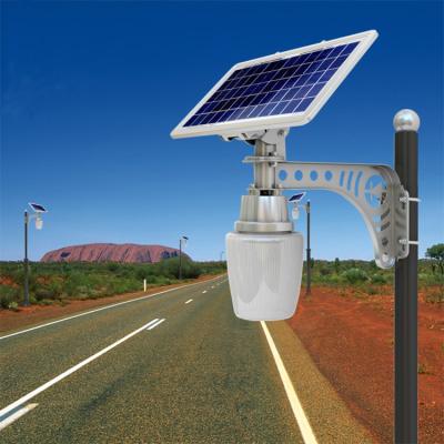 China Yard KTG Clean Mold 9w 15w 20w Apple Solar Light 3.2v30AH 32650 LiFePO4 Battery Solar Park Yard Light For Solar Mining Path Wall Light for sale