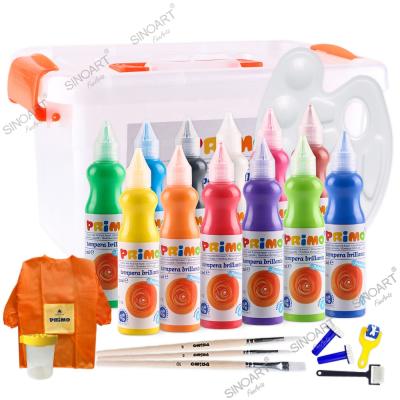 China Painting Study For Kids Low NOQ Kids Paint Gouaches Set 24Pcs Paint Set EN Running Coloring Set Nice Gift For Kids for sale