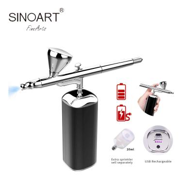 China Mini Air Compressor Usb Rechargeable Compact High Quality Professional Mini Airbrush Airbrush, Travel Anywhere For Painting for sale