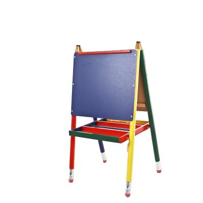 China Easel Fashion Display Stand Kids Easel Wooden Folding Painting Stand For Children for sale