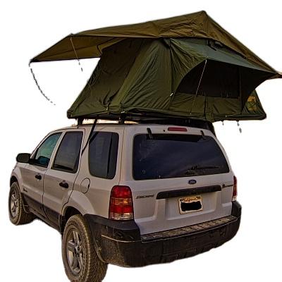 China Extended Type 2025 Mesh Camping Aluminum Hard Shell Car Roof Top Tent Mosquito Tent for sale