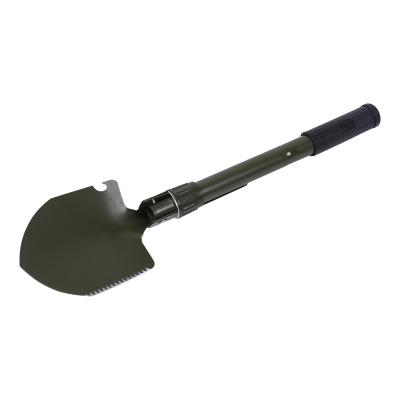 China TS101 Folding Shovel Camping Shovel with Pick and Compass Camping Shovel Survival Sand Shovel for sale