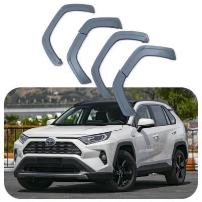 China FFD53 Style Single Wide Wheel Fender Flares Matte Black For TOYOTA RAV-4 2019 Onwards for sale