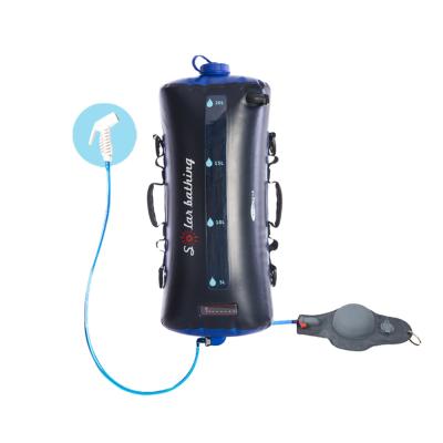 China 20L Water Storage Bag High Frequency Process Black Tension Water Bladder Quick Release Style Blue Water for sale