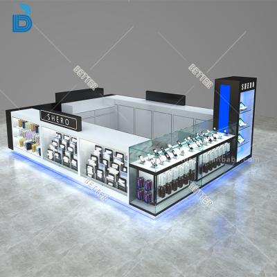 China Mobile phone display stand best quality mobile phone repair mall kiosk manufacturing and mobile phone display booth accessory mall kiosk for sale