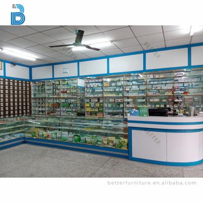 China retail store interior design factory direct pharmacy retail store interior design/pharmacy interior design for pharmacy for sale