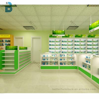 China High Quality Modern Pharmacy Store Display Shelf Pharmacy Home Decor Pharmacy Display Furniture for sale