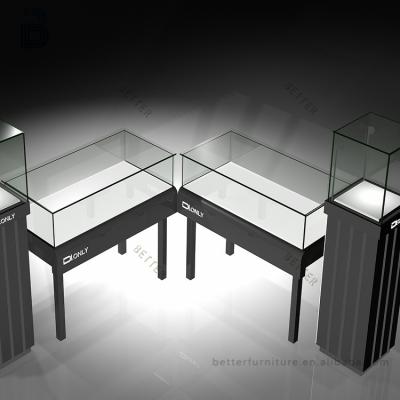 China Factory Direct PLY/MDF/SOLID WOOD/GLASS Jewelry Showcase Manufacturers Jewelry Display Counter for sale