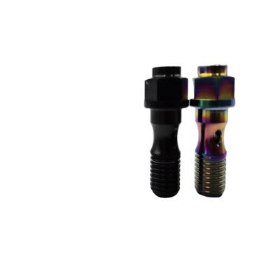 China New ISO/CE Listing Customized China Alloy Bright Color Forge Titanium Injector Nozzle for sale