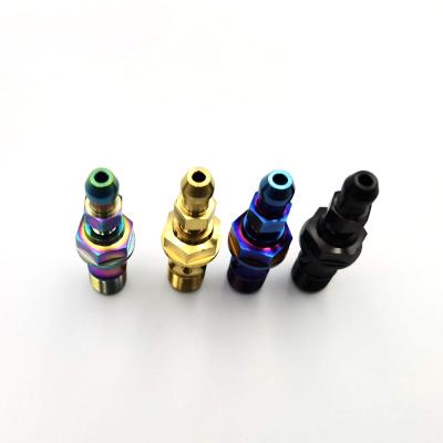 China New Customized Listing ISO/CE Size Luminous Titanium Alloy Titanium Alloy Injector Diesel Nozzle for sale