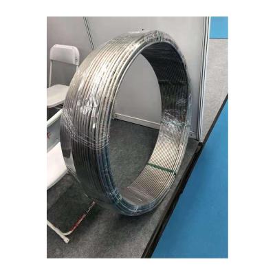 China Customized ISO/CE 2021 Size Bright Titanium Alloy Forge Titanium Corrugated Tube Coil for sale