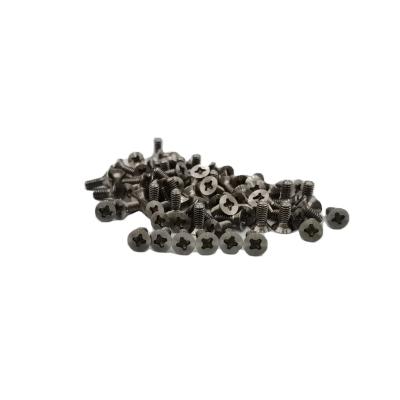 China Strong Hardness Titanium Alloy M6 M8 DIN7985 Cross Recessed Cheese Head Raised Screws for sale