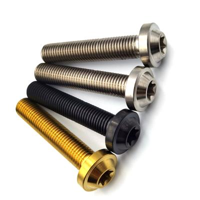 China ISO/CE Wholesale Customized Bright Color Forge Titanium Alloy Titanium Bolts M10 For Car for sale