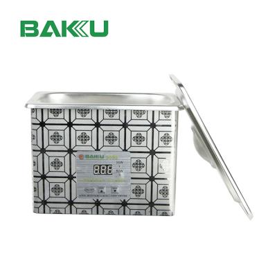 China Household BAKU Brand Stainless Steel LCD Display Digital Jewelry Mainboard BK-3050 Ultrasonic Circuit Cleaner PCB for sale