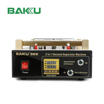 China LCD Repair Machine BK-968 Digital Built-in LCD Touch Screen BAKU Compressor Separator Glass Repair Machine For LCD Mobile Phone for sale