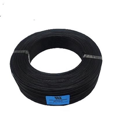 China UL1007 Overhead Connection Internal A.W.G. PVC Black Tinned Copper Cable 22 from AWM for sale