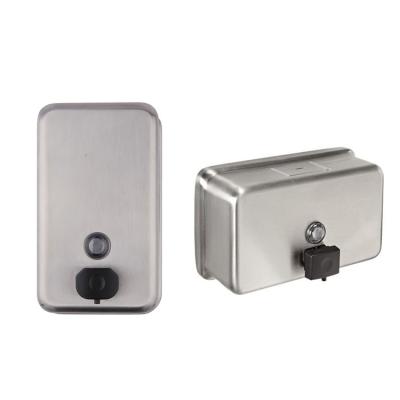 China Wholesale Price Wall Metal Stainless Steel Liquid Hotel Soap Dispensers for sale