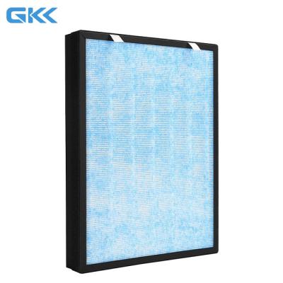 China Home Use 2 Pack Blue Certified Filters For Purifiers HSP001 Smart Filtration Of True H13 HEPA Filter And Activated Carbon Filter for sale