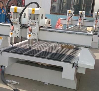 China 3kw Double Axles Cnc Router Wood Carving Machine 1300*2500mm for sale