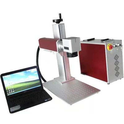 China Laser Engraving Ring Making Machine For Jewelry 20W 30W 50W RAYCUS Portable Laser Source Fiber Laser Engraving Machine Work On All Metal for sale